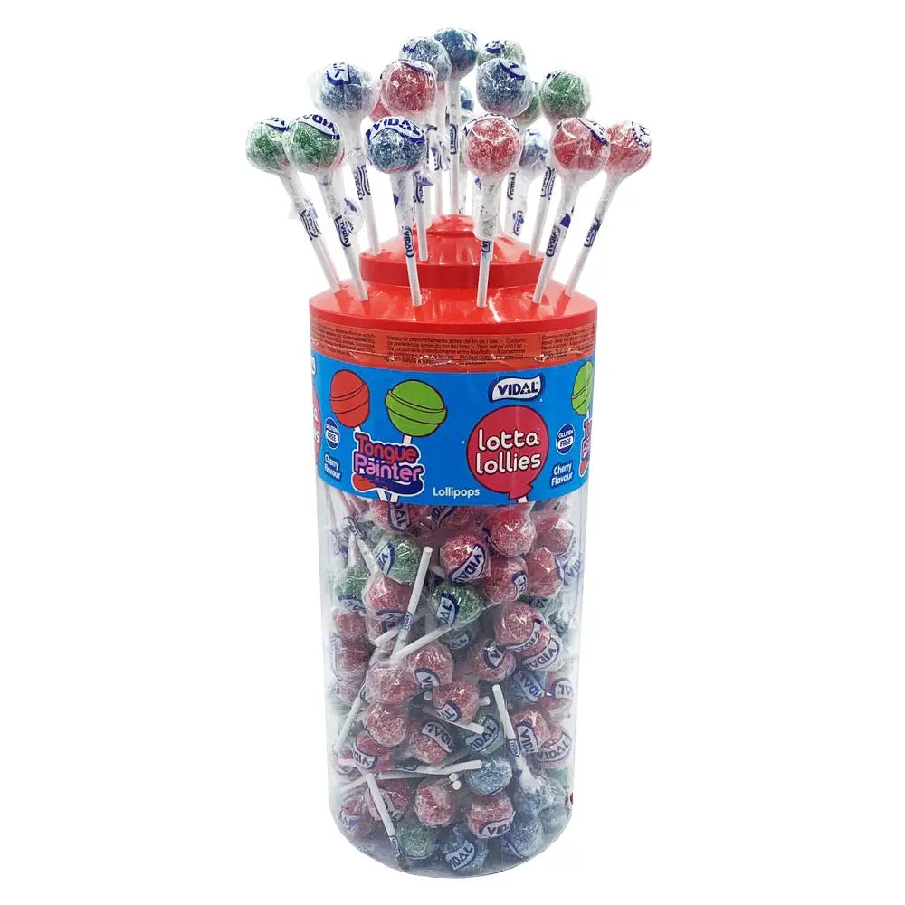 Vidal Lotta Lollies Tongue Painter Lollies Tub