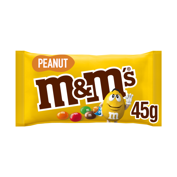 M&M's Peanut Chocolate Bag 45g BBE 31ST MAY 2026