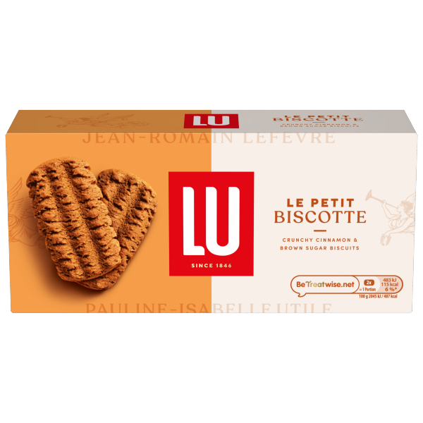 LU Le Petit Biscotte - Cinnamon and brown sugar biscuits 200 g BBE MAY 2026