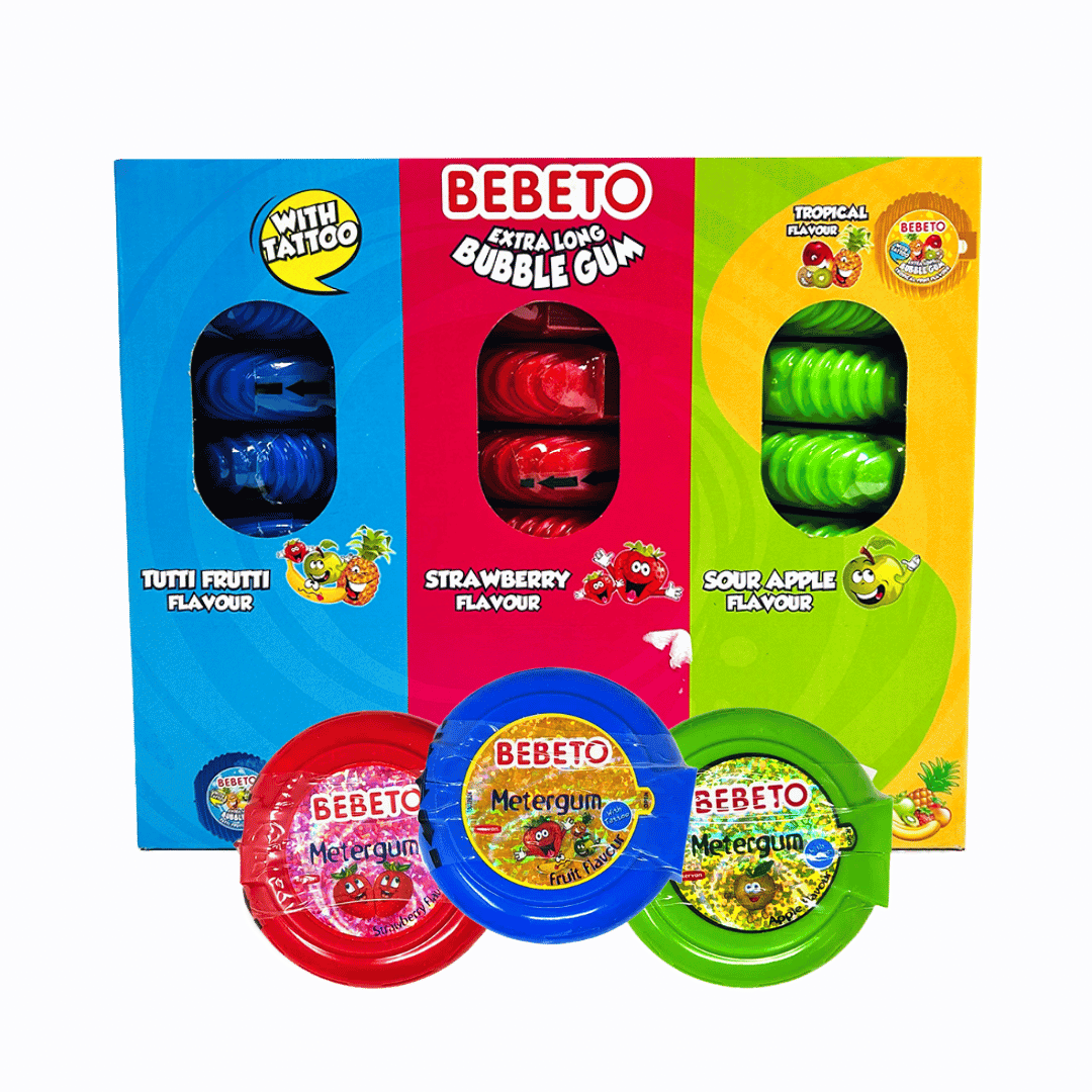 Bebeto Gum With Tattoos (3pk) BBE MAY 2026