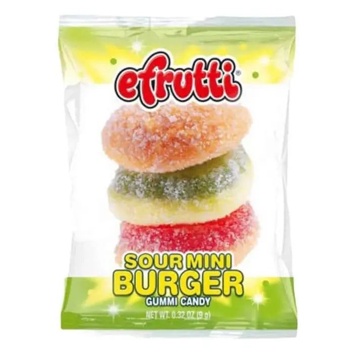 eFrutti Sour Gummi Candy Mini Burger (1 piece)