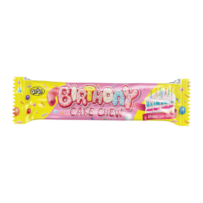 Birthday Cake Chew Bar