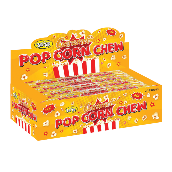 Caramel Popcorn Chew Bar